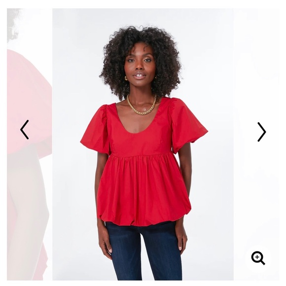 Tuckernuck Tops - Tuckernuck Rouge Scoop Neck Ariel Blouse by Hyacinth House NWT